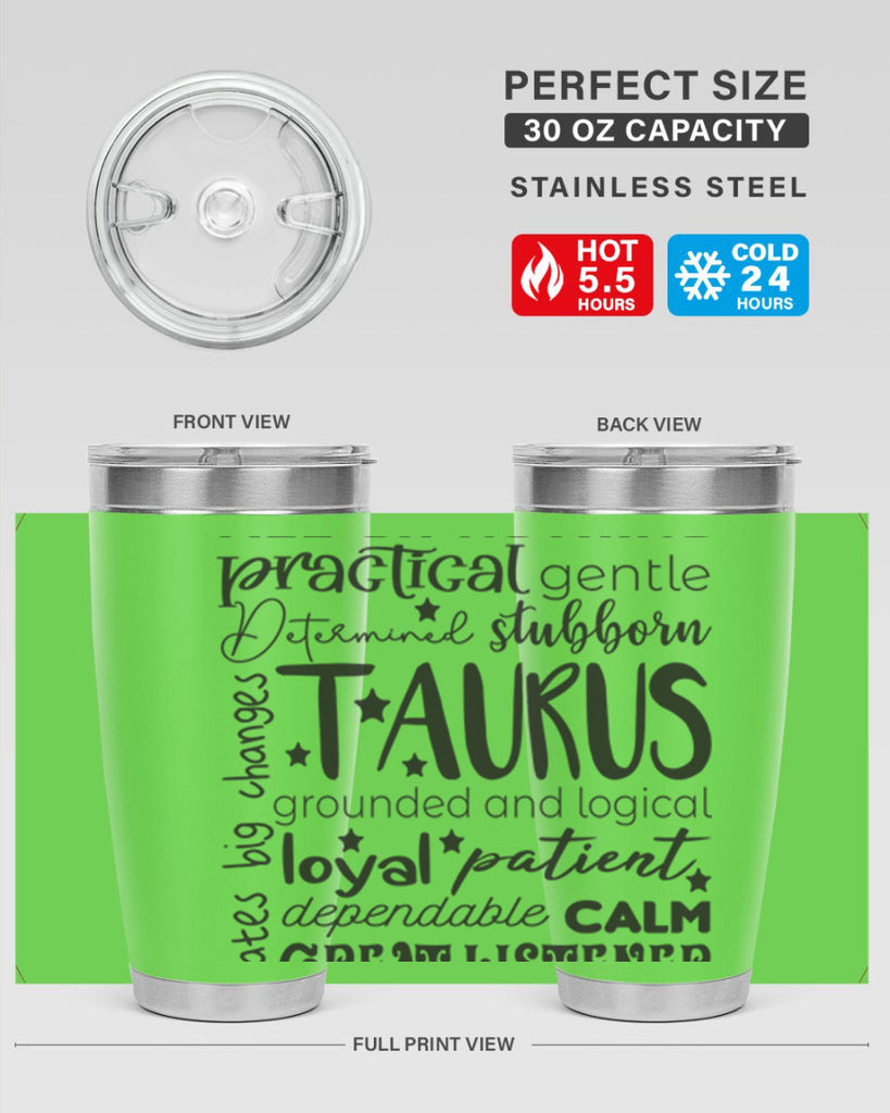 Taurus 573#- zodiac- Tumbler