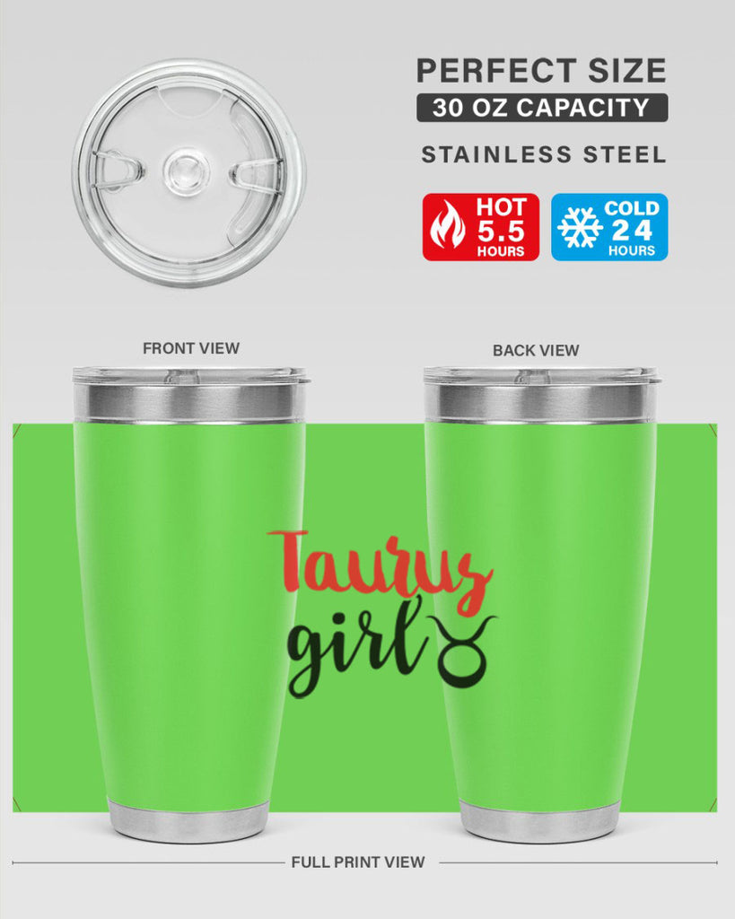 Taurus girl 489#- zodiac- Tumbler