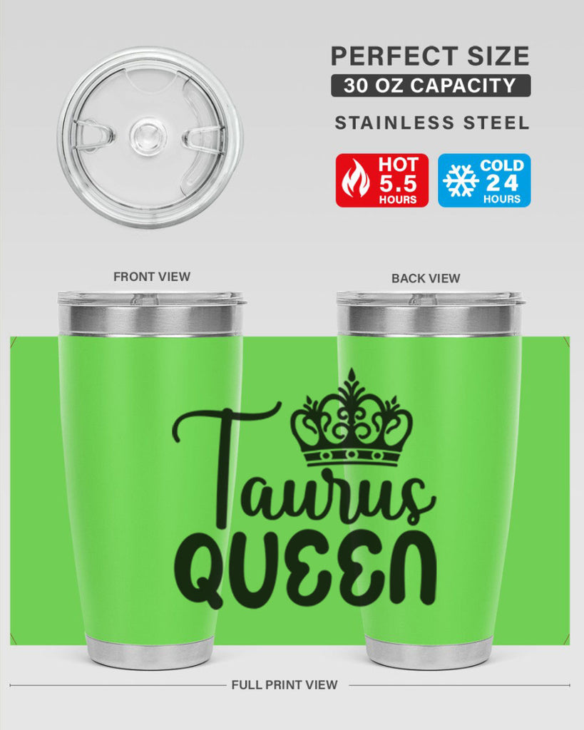 Taurus queen 504#- zodiac- Tumbler