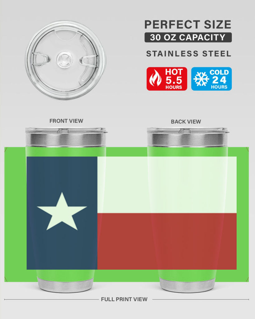 Texas 9#- Us Flags- Tumbler