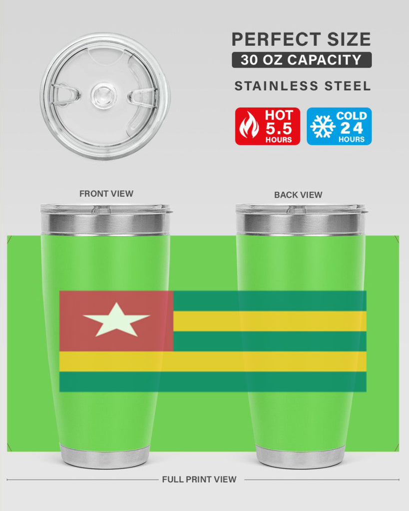 Togo 21#- world flags- Tumbler