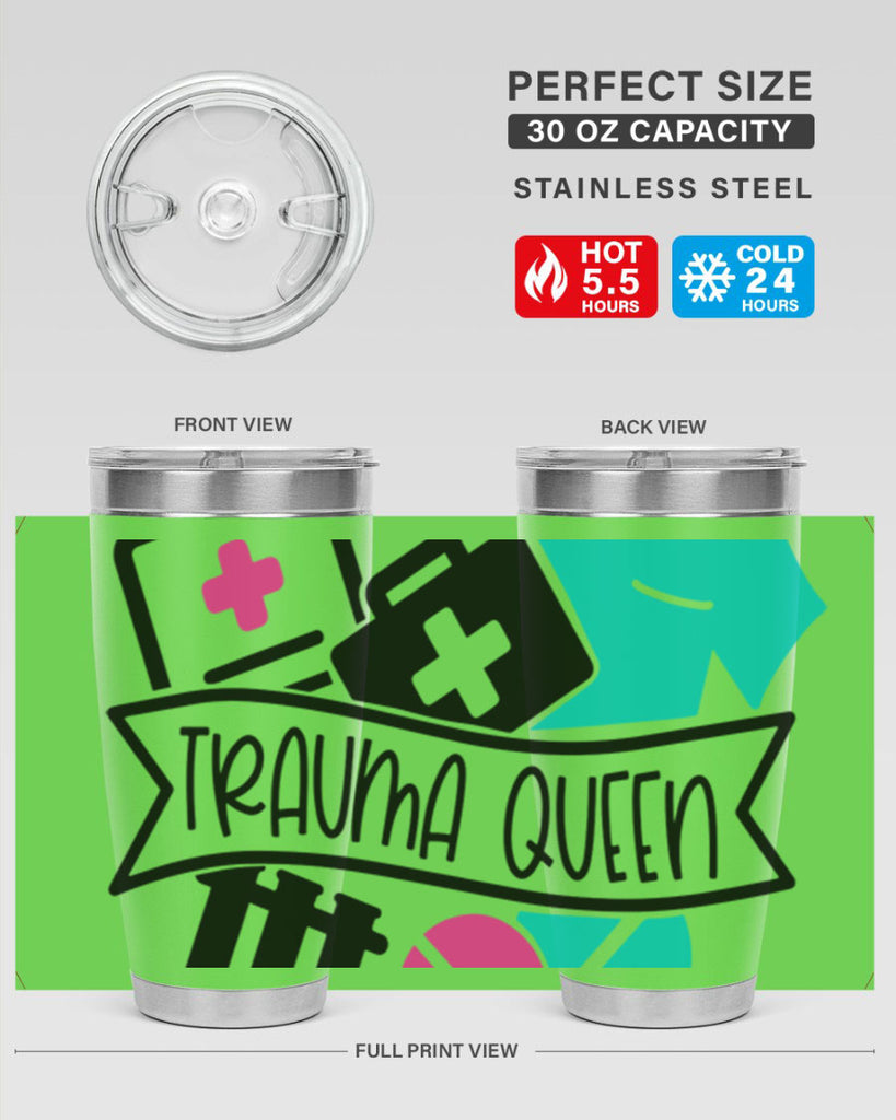 Trauma Queen Style Style 13#- nurse- tumbler