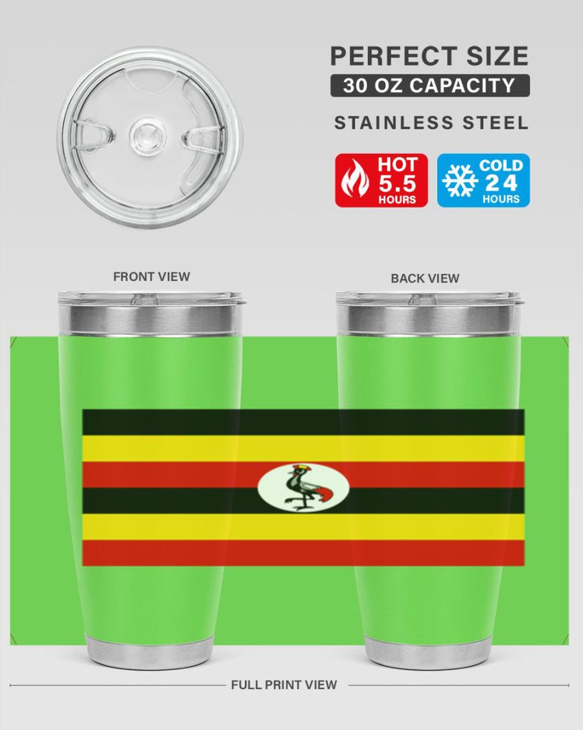 Uganda 14#- world flags- Tumbler