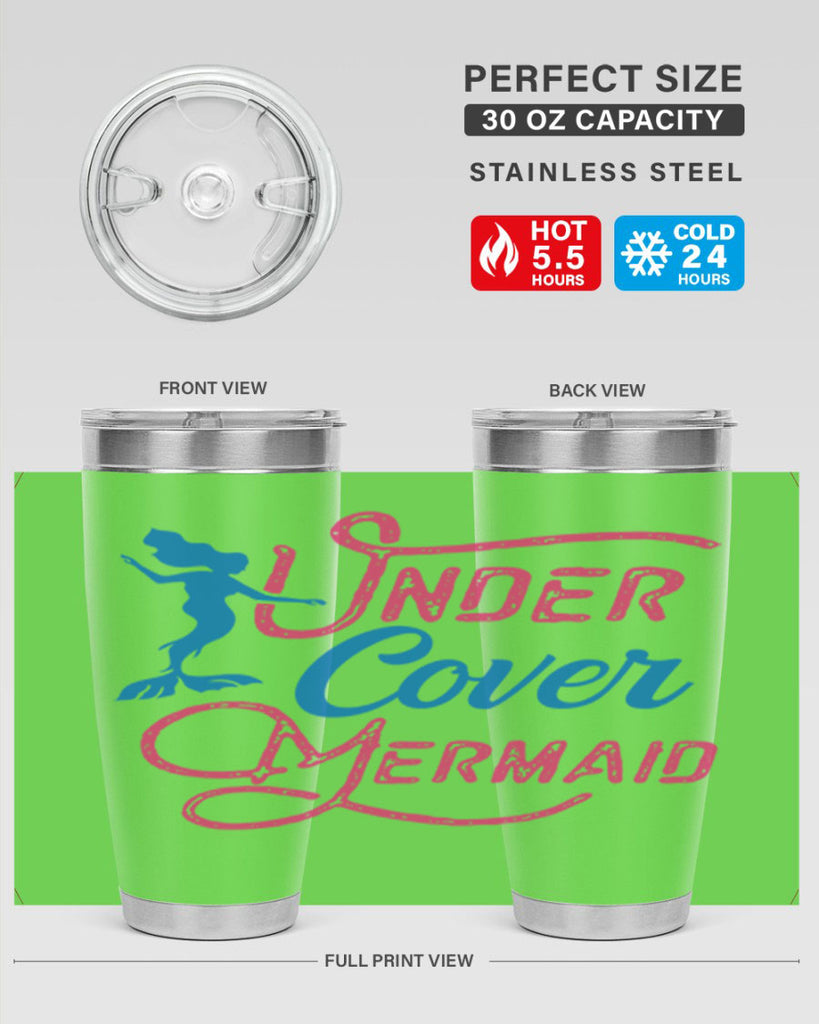 Under Cover Mermaid 640#- mermaid- Tumbler