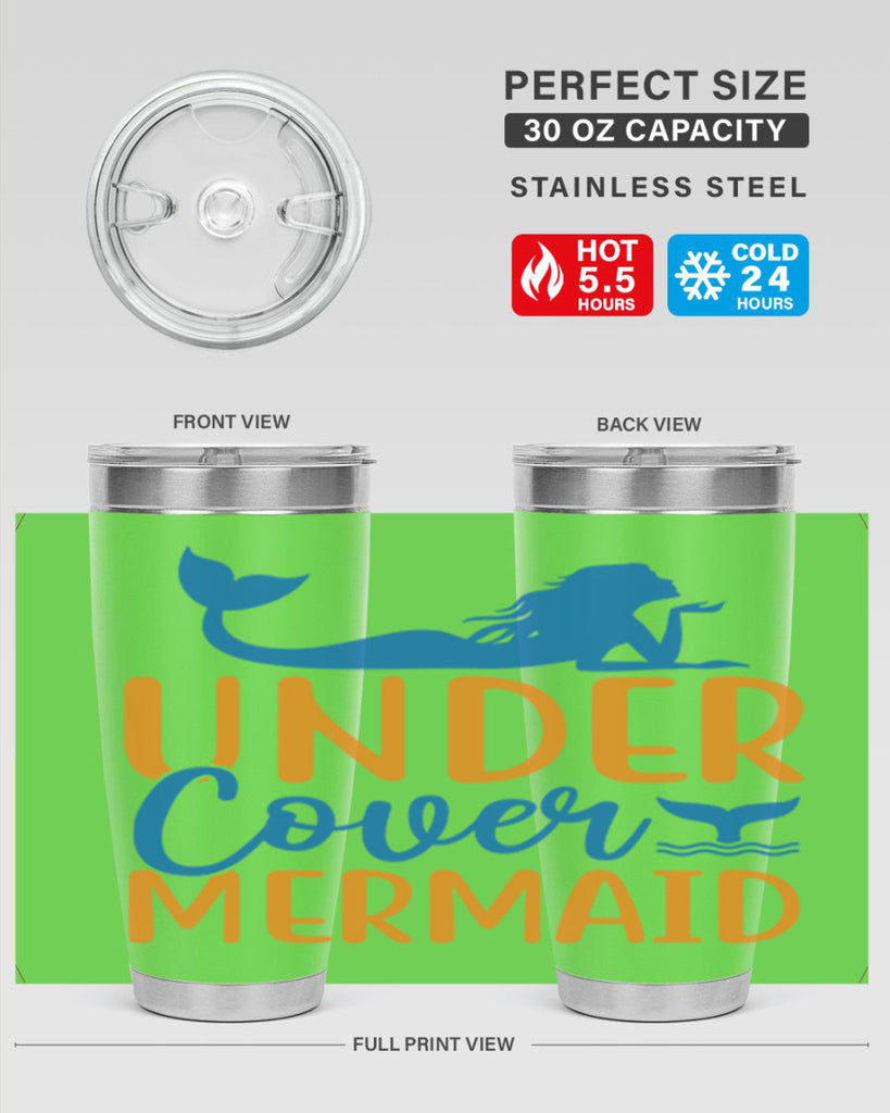 Under Cover Mermaid 644#- mermaid- Tumbler