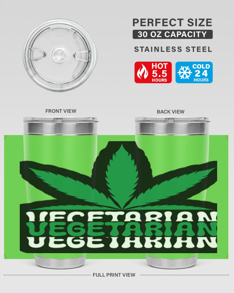 Vegetarian 271#- marijuana- Tumbler