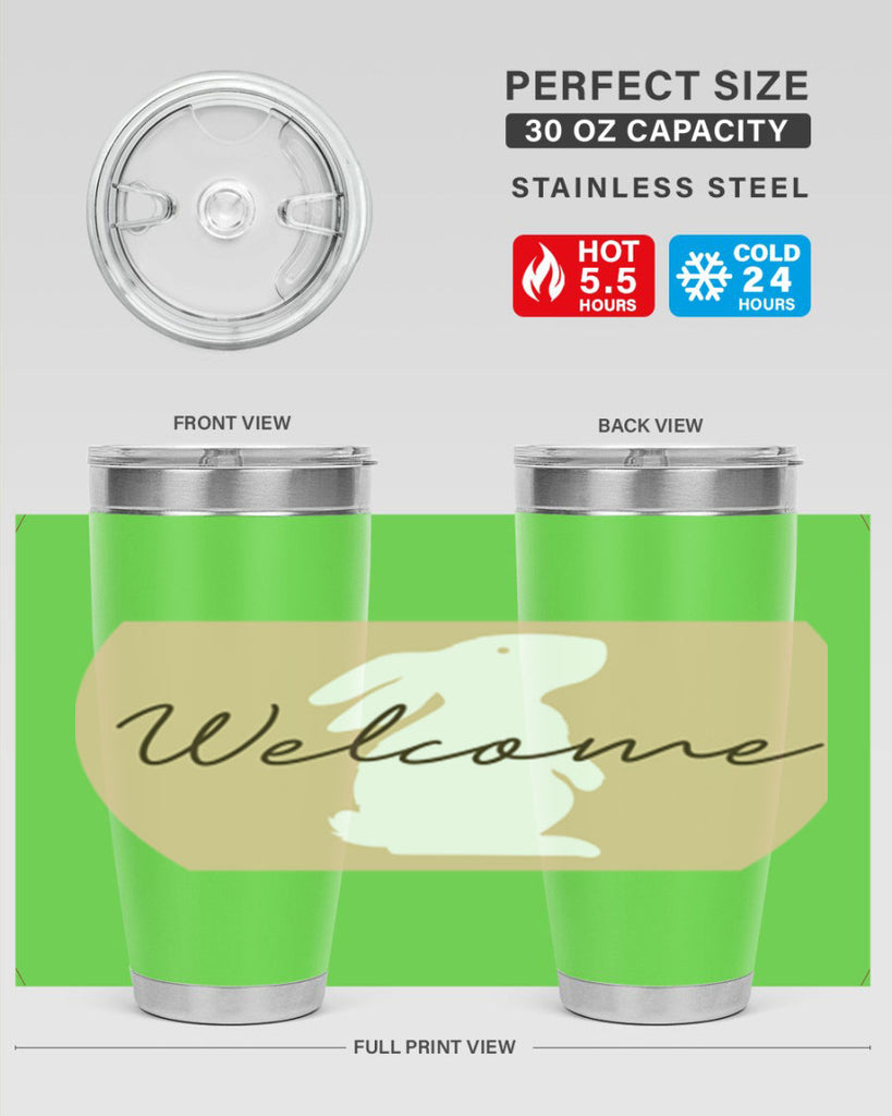 Welcome Bunny569#- spring- Tumbler