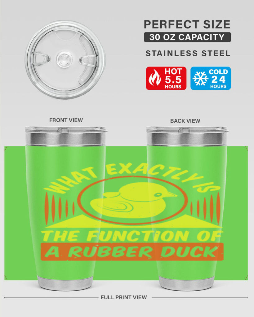What exactly is the function of a rubber duck Style 10#- duck- Tumbler