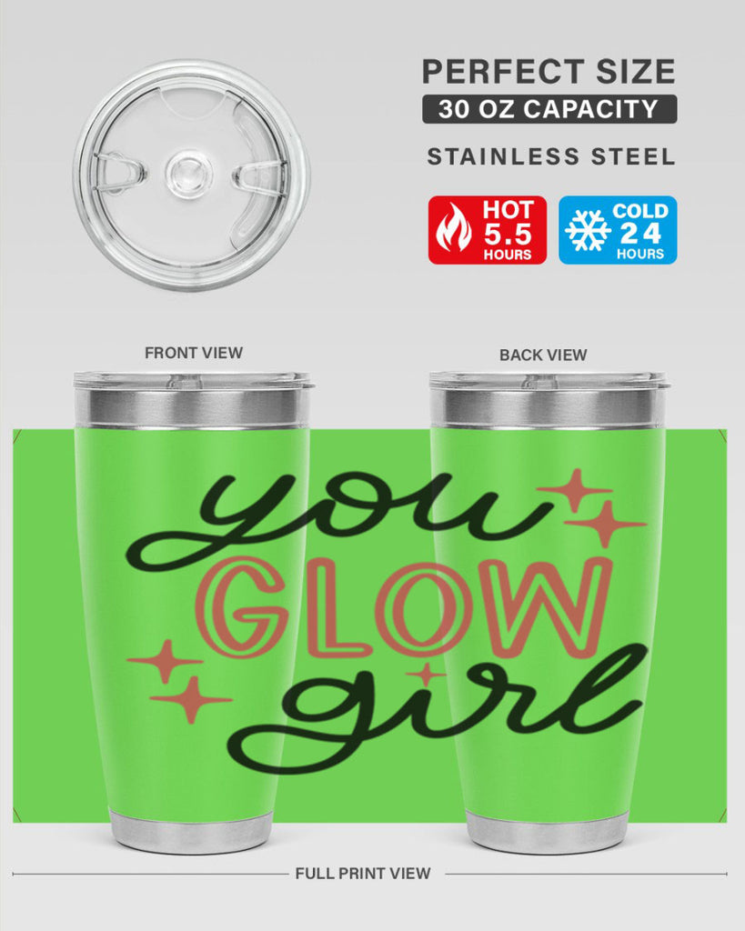 You Glow Girl Style 5#- make up- Tumbler