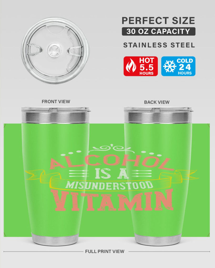 alcohol is a misunderstood vitamin 50#- cooking- Tumbler