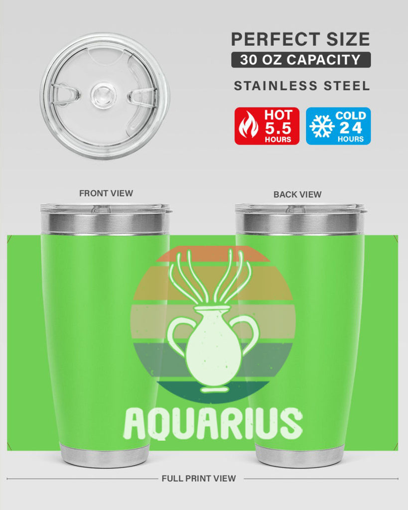 aquarius 78#- zodiac- Tumbler