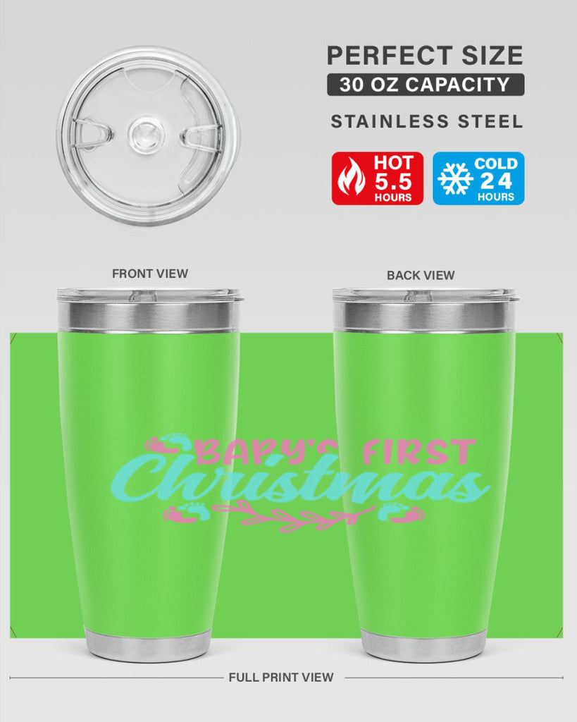 babys first christmas Style 287#- baby- tumbler