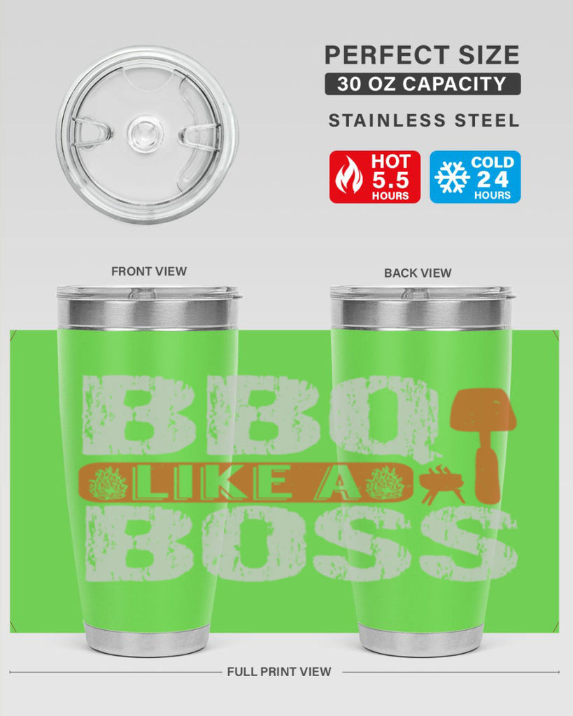 bbq like a boss 6#- bbq- Tumbler