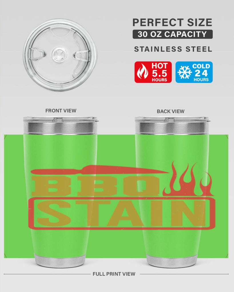 bbq stain 3#- bbq- Tumbler