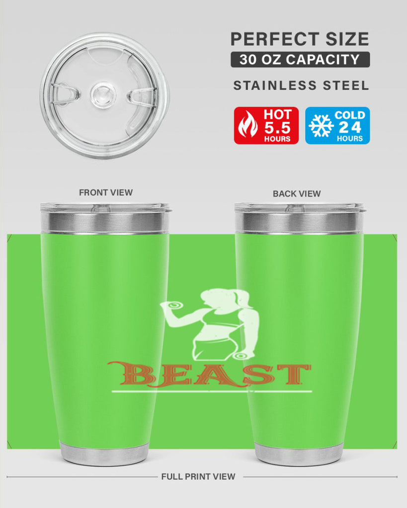 beast 102#- gym- Tumbler