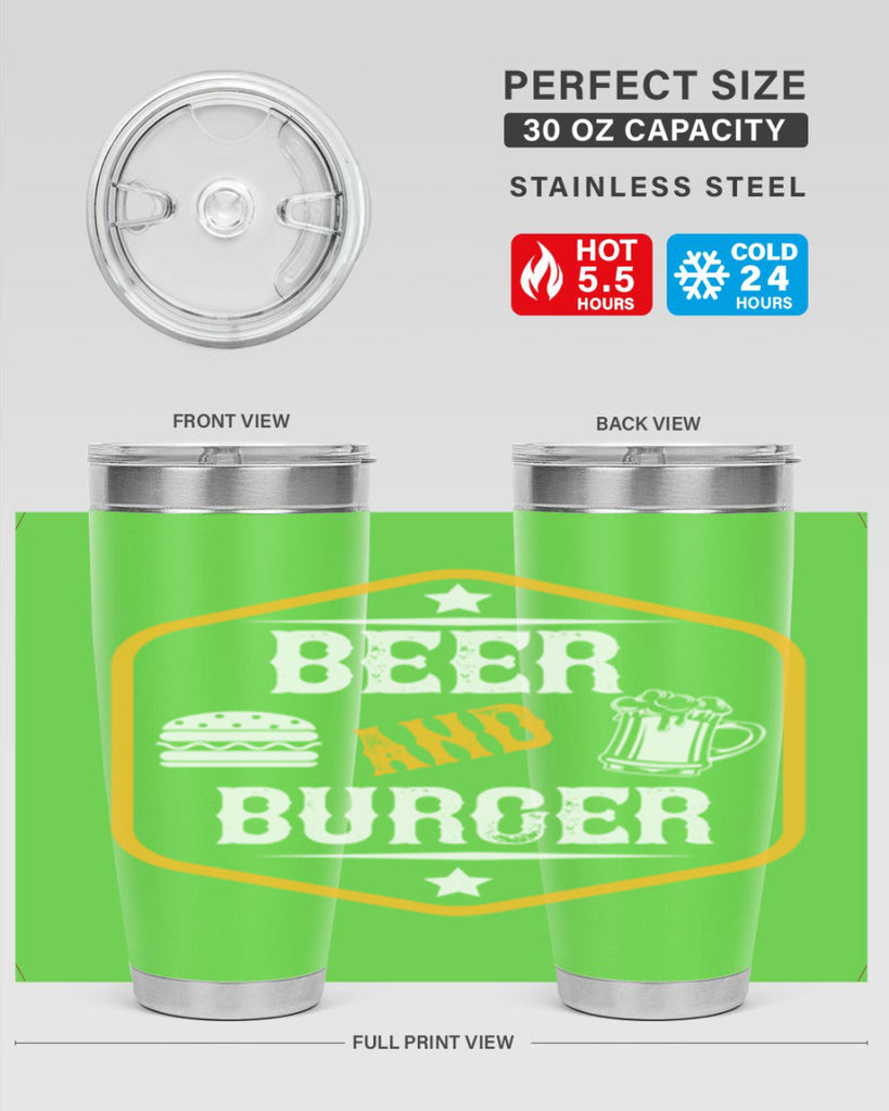 beer and burger 111#- beer- Tumbler