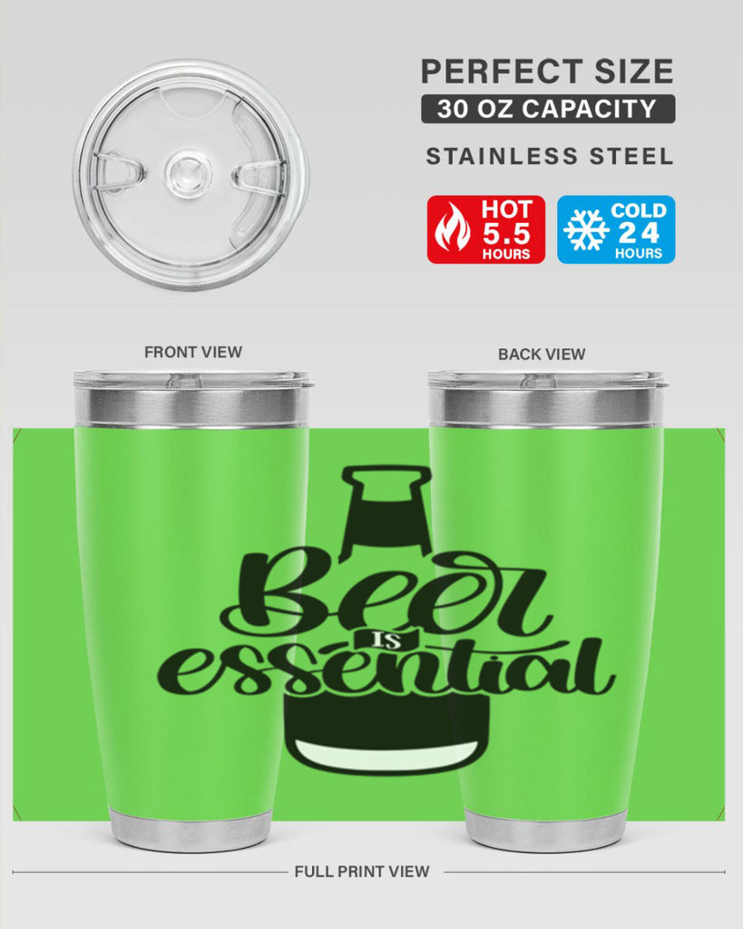 beer is essential 48#- beer- Tumbler