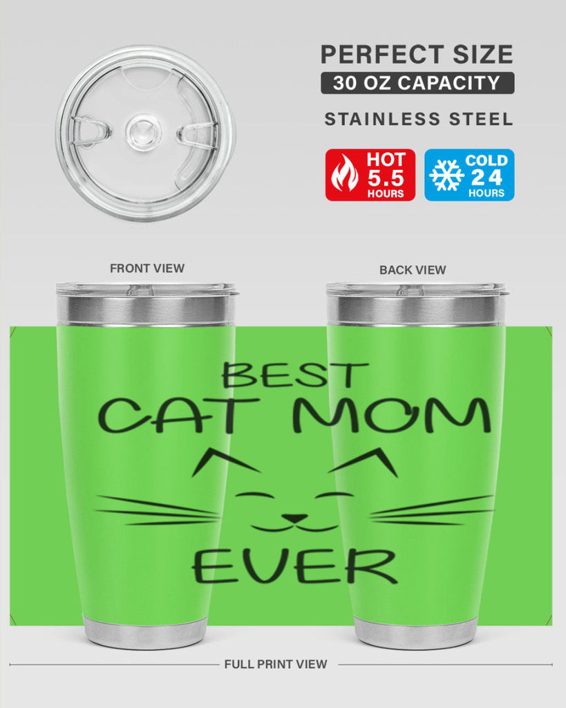 best cat mom ever 210#- mom- Tumbler