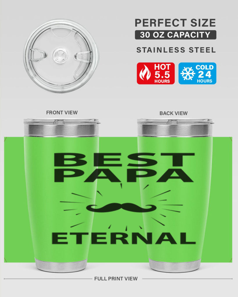 best papa png 92#- grandpa - papa- Tumbler