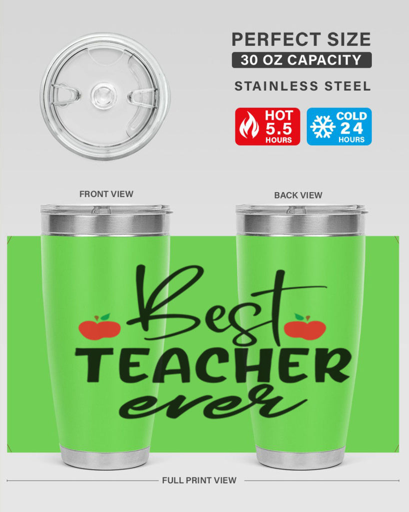 best teacher ever Style 188#- teacher- tumbler