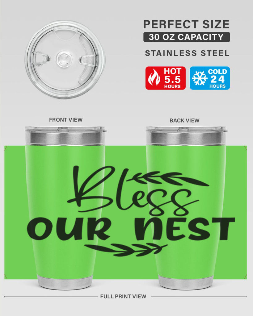 bless our nest 85#- home- Tumbler