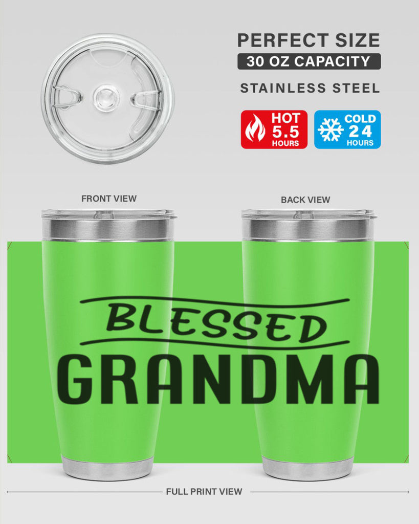 blessed grandma 62#- grandma - nana- Tumbler