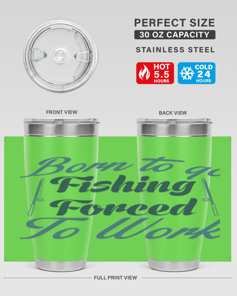 born to go fishing 177#- fishing- Tumbler