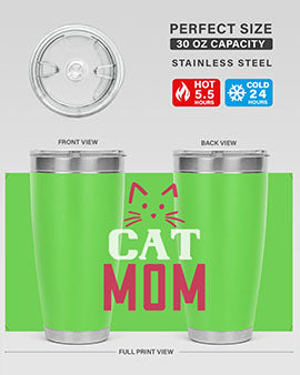 cat mom Style 34#- cat- Tumbler