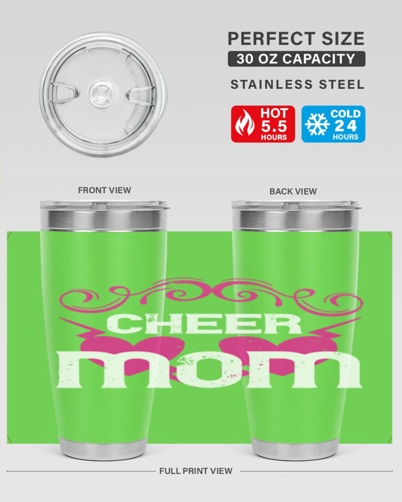 cheer mom 194#- mom- Tumbler