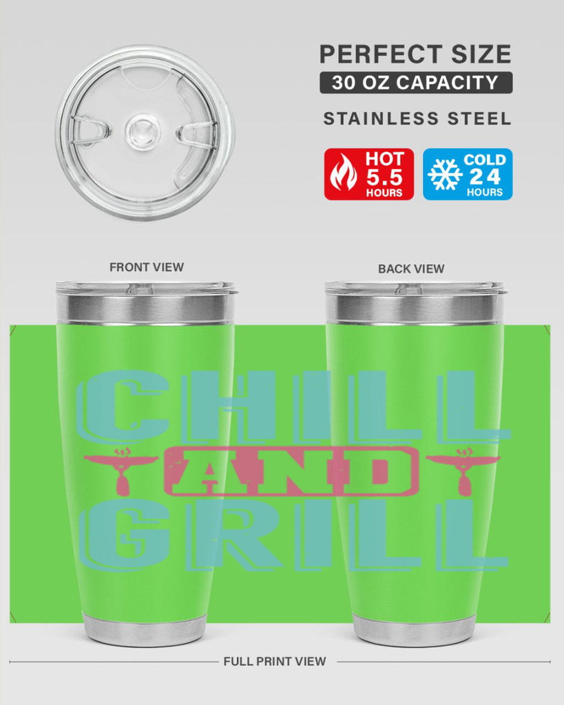 chill and grill 49#- bbq- Tumbler