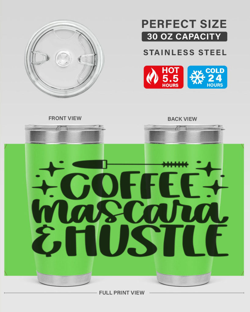 coffe mascara hustle 180#- coffee- Tumbler