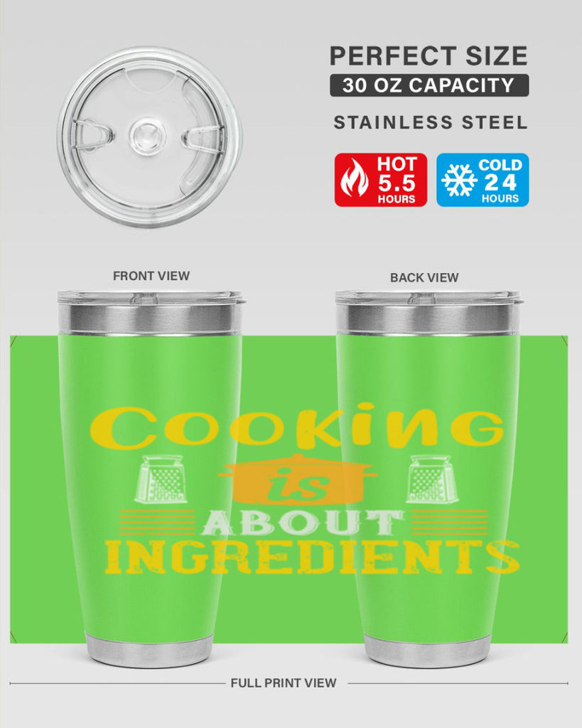 cooking is about ingredients 47#- cooking- Tumbler