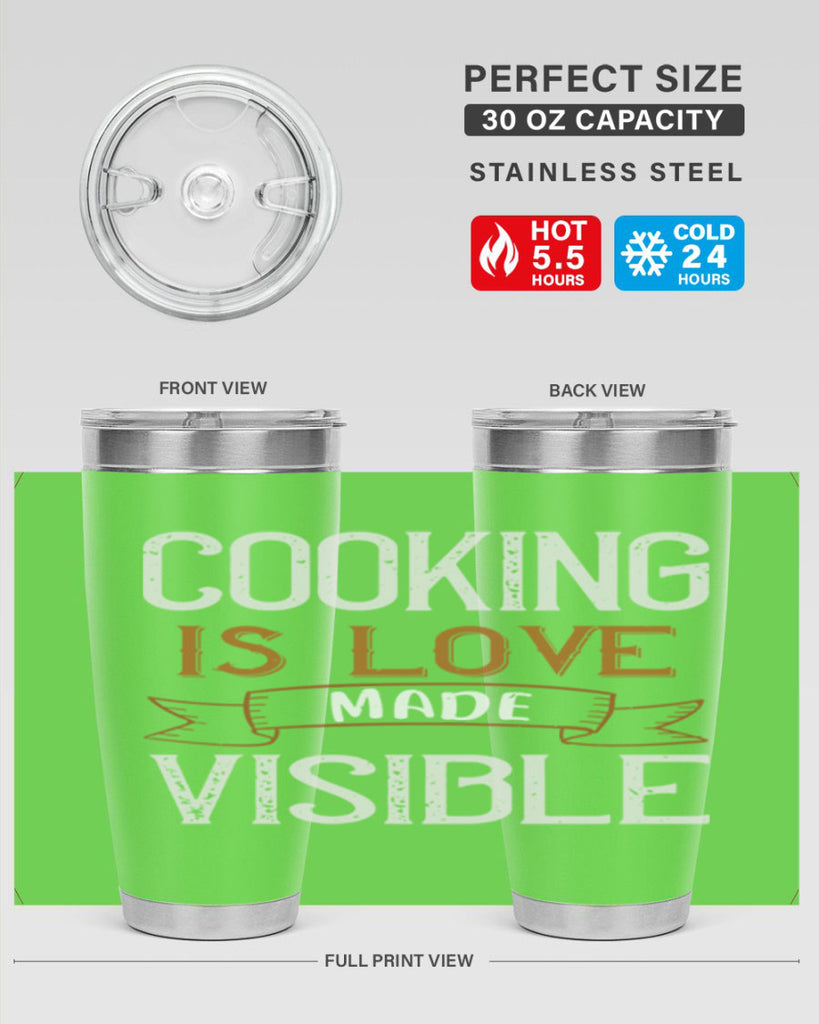 cooking is love made visible 43#- cooking- Tumbler