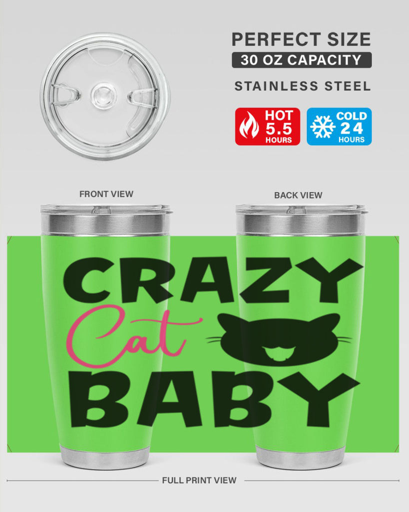 crazy cat baby Style 270#- baby- tumbler