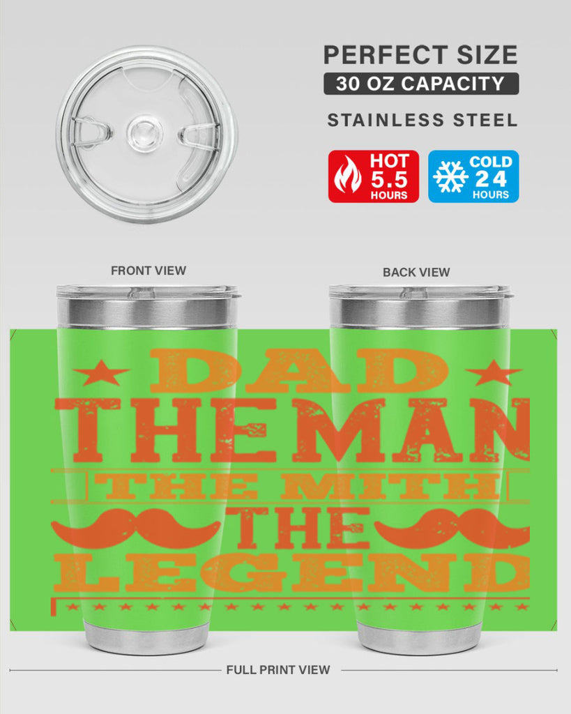 dad the man the mith the legend 262#- fathers day- Tumbler
