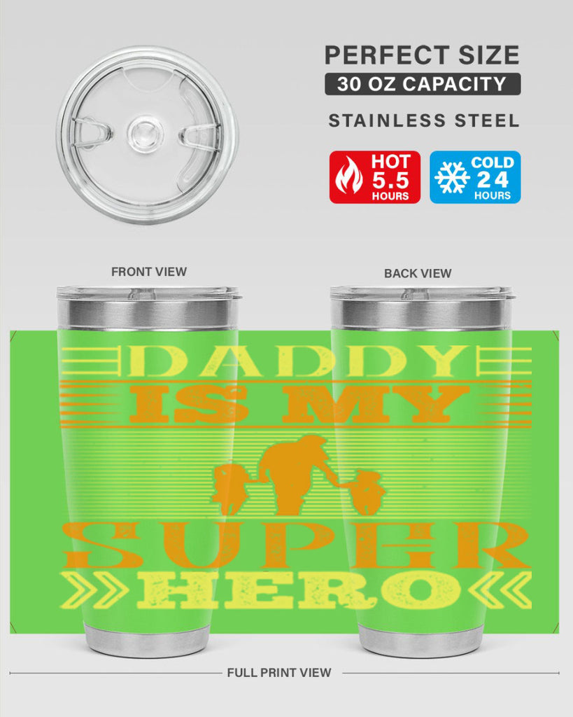 daddy is my super hero 241#- fathers day- Tumbler