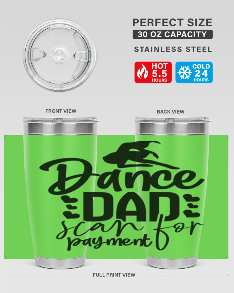 dance dad scan for payment 21#- ballet- Tumbler