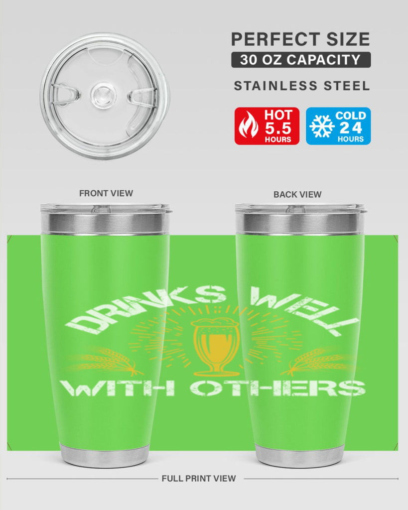 drinks well with others 90#- beer- Tumbler