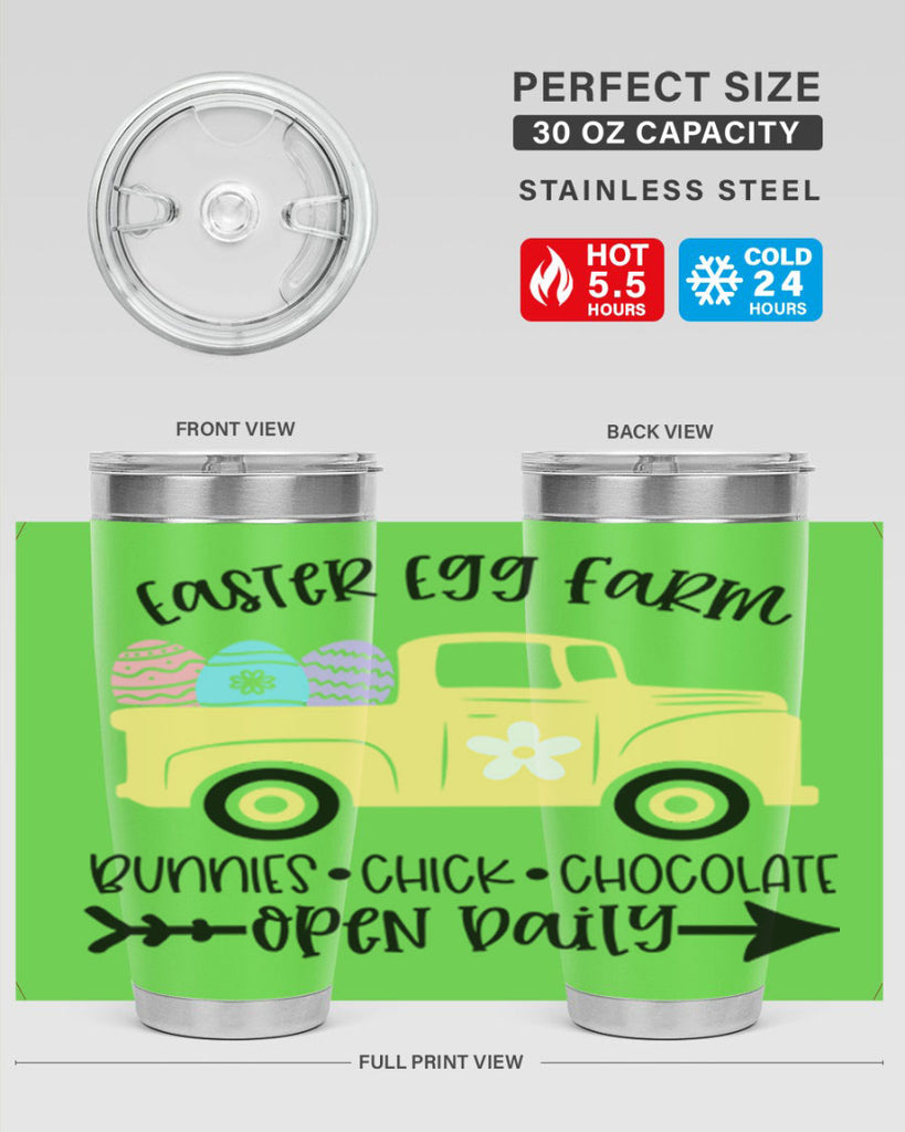 easter egg farm 58#- easter- Tumbler