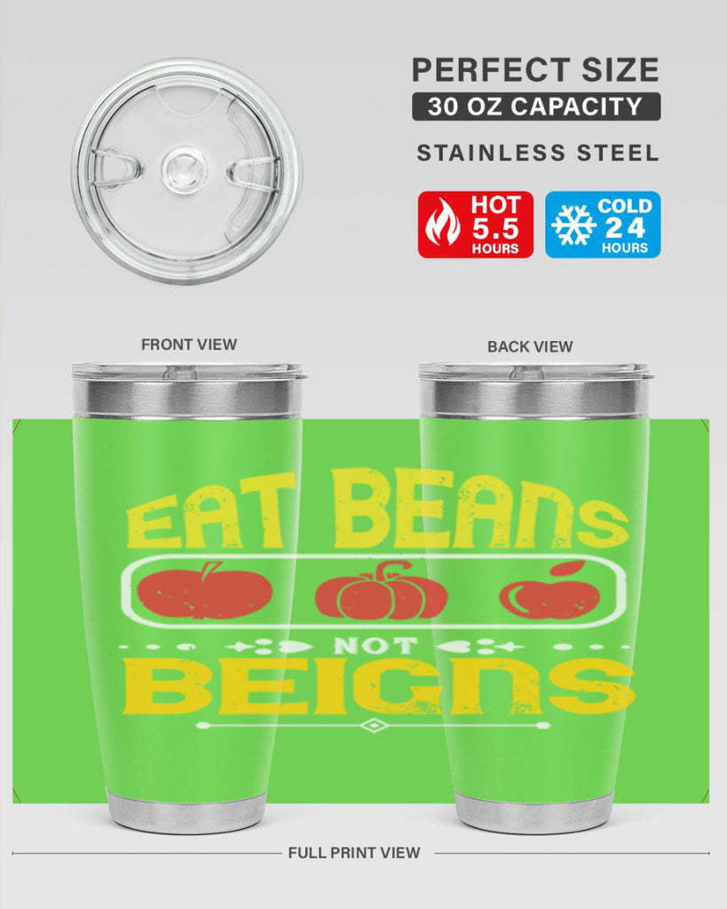 eat beansnot beigns 69#- vegan- Tumbler