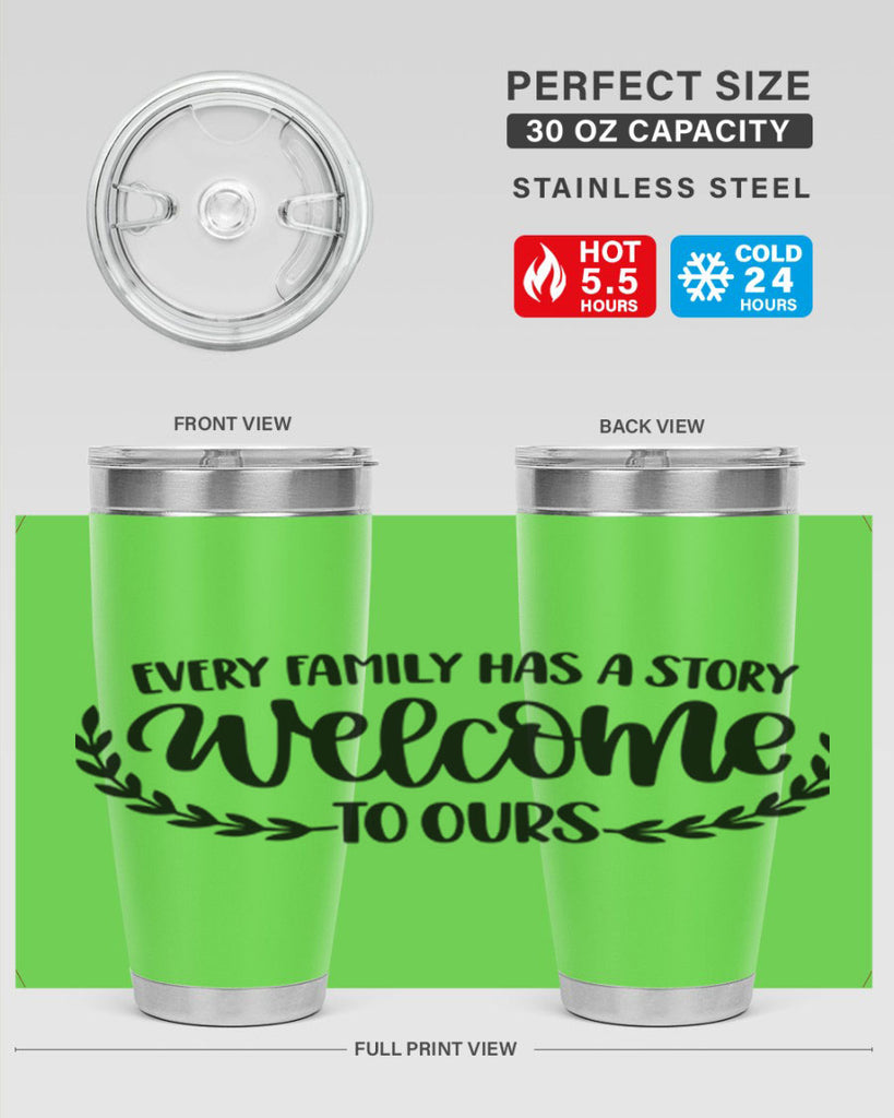 every family has a story welcome to ours 21#- home- Tumbler