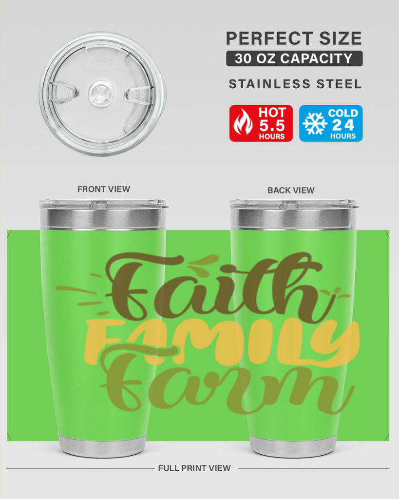 faith family farm 17#- farming and gardening- Tumbler