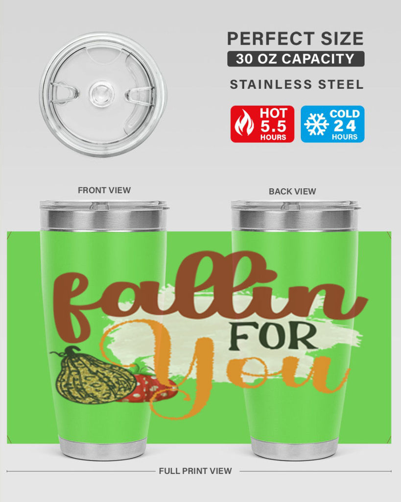 fallin for you 167#- fall- Tumbler