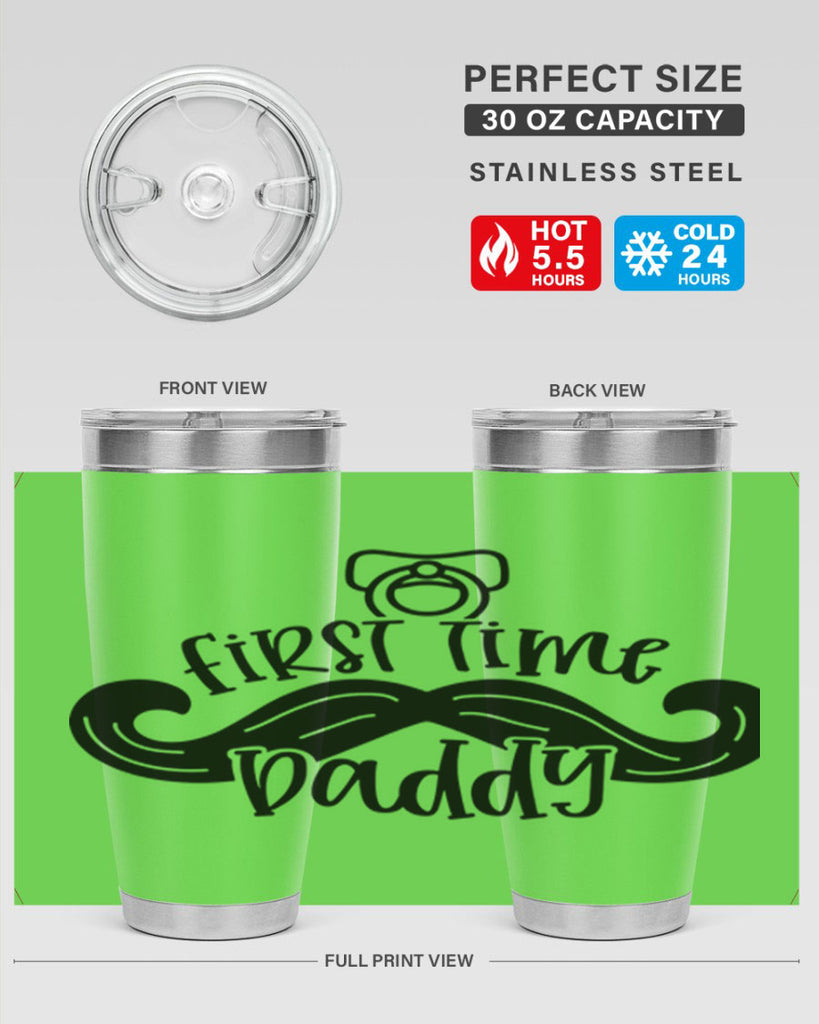 first time daddy 51#- fathers day- Tumbler