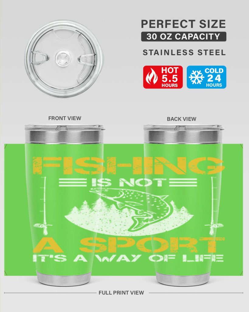 fishing is not a sport it’s a way of life 272#- fishing- Tumbler