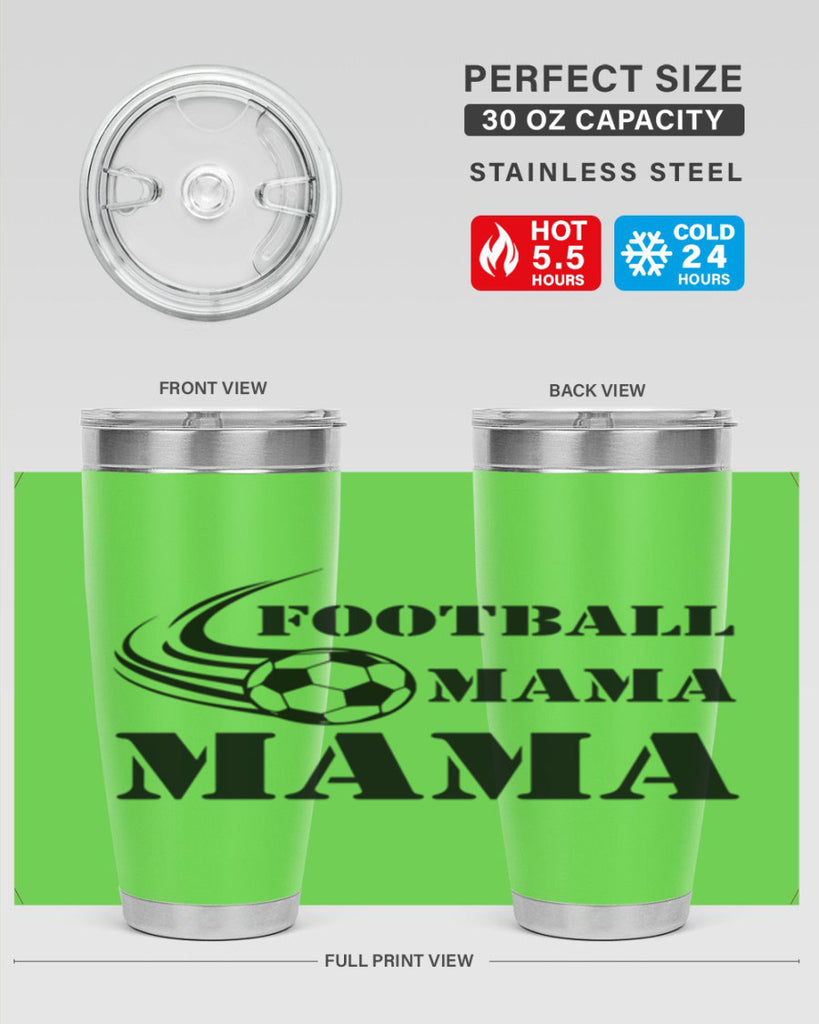 football mama 179#- mom- Tumbler