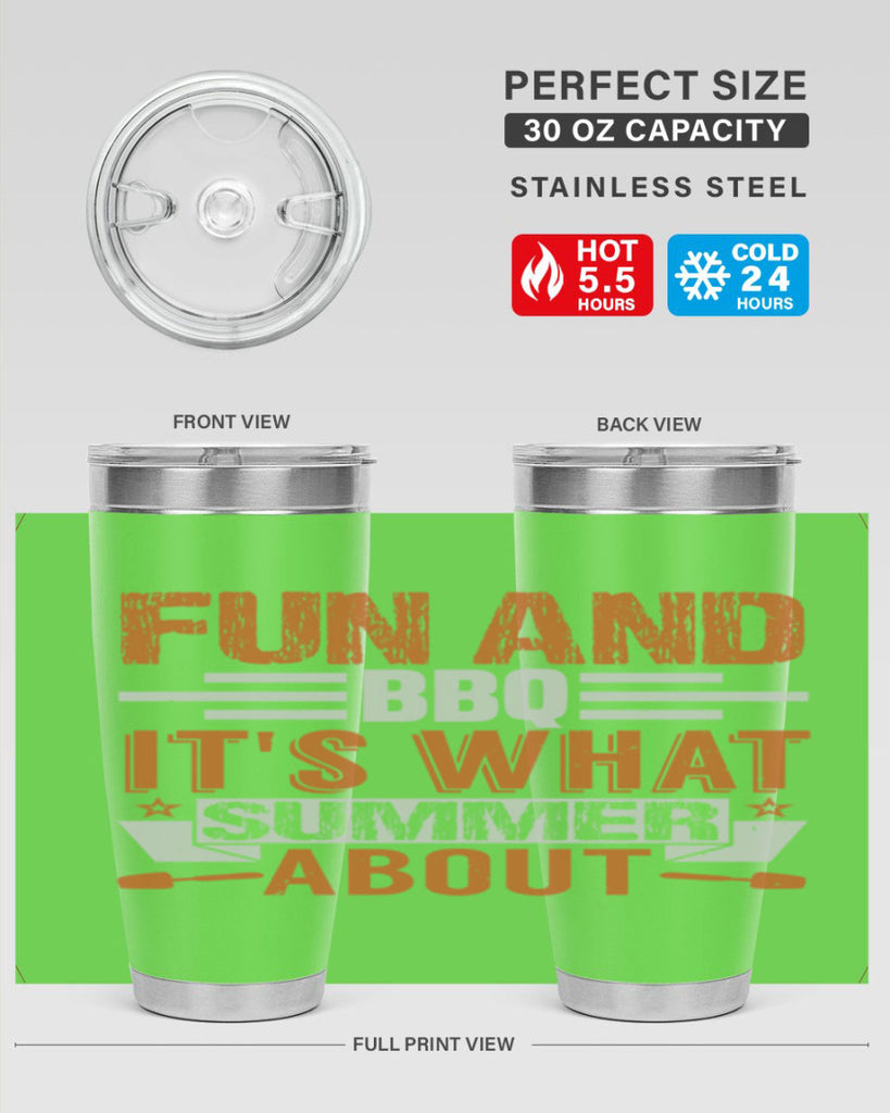 fun and bbq 44#- bbq- Tumbler