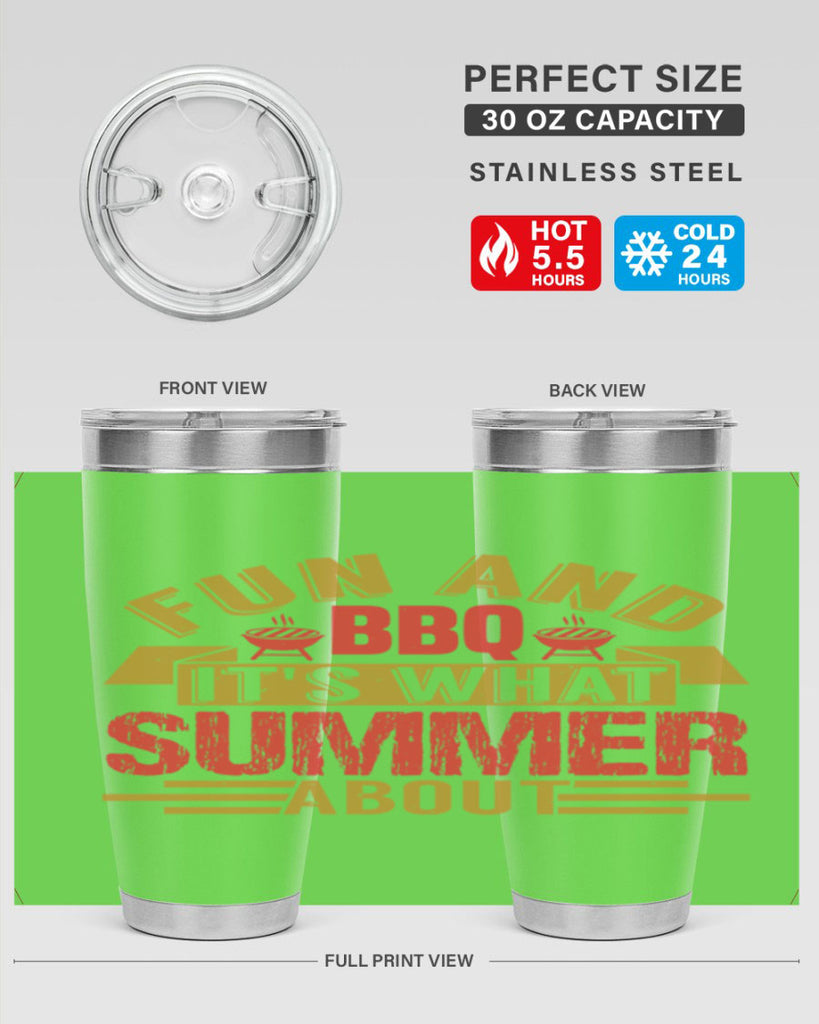 fun and bbq its what summer about 45#- bbq- Tumbler