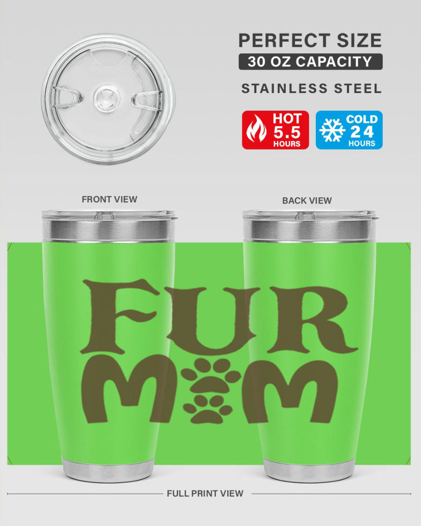 fur mom 266#- mom- Tumbler