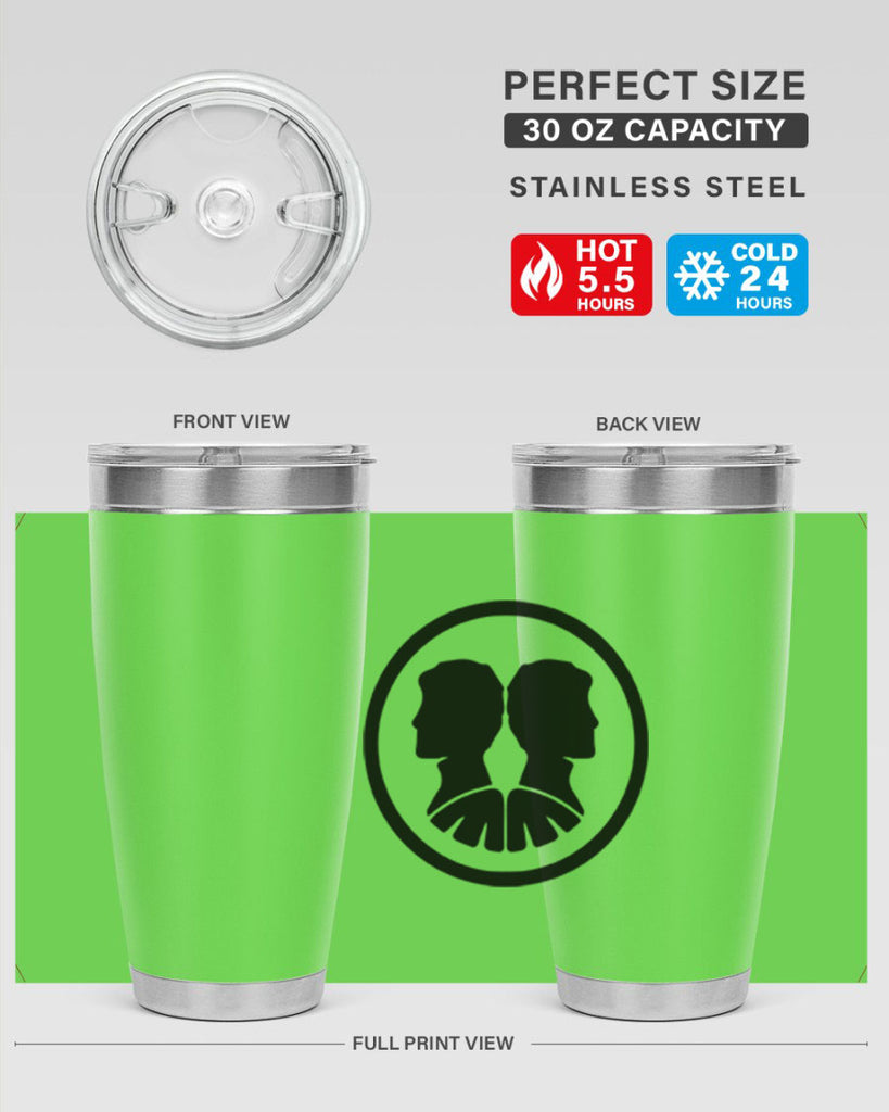 gemini 238#- zodiac- Tumbler